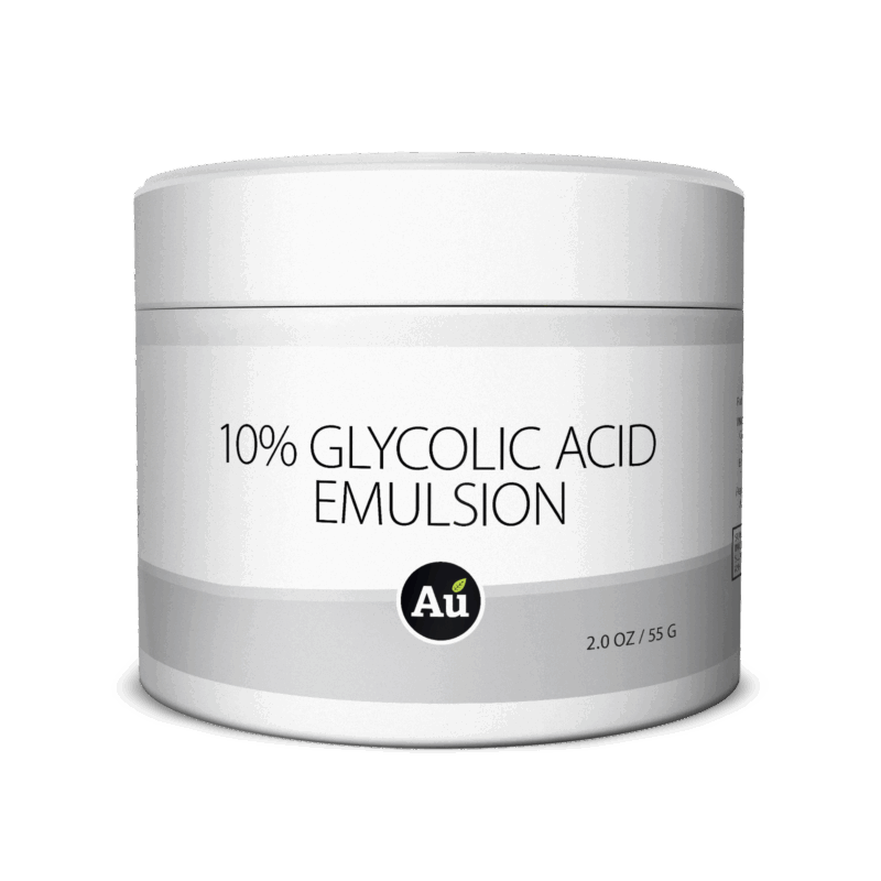 10% glycolic acid emulsion
