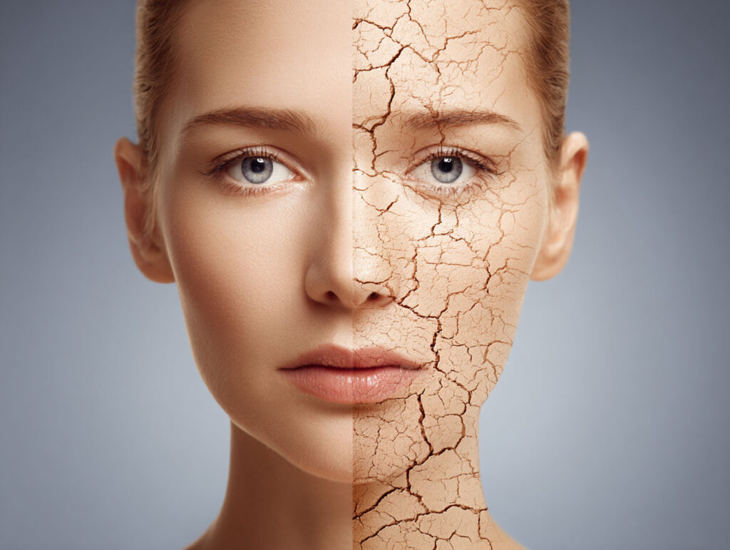 split face comparison of dry cracked skin vs. smo f43cc681 13b1 41eb a2aa be07c2db9d1e 3