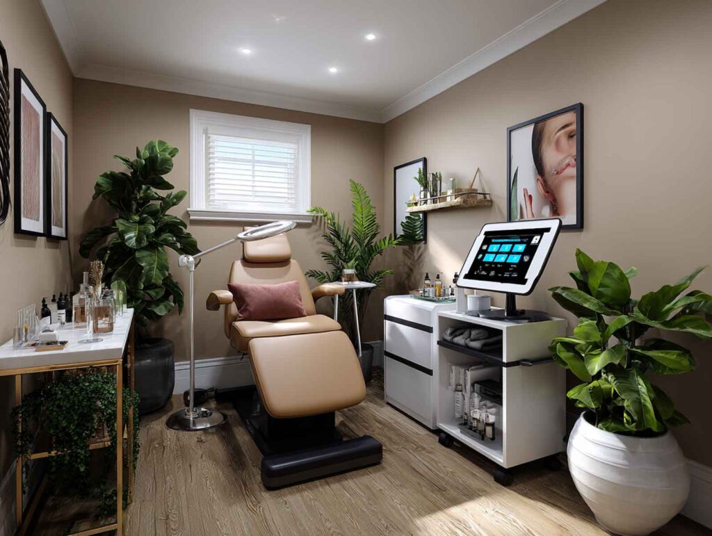 a tranquil modern facial studio with natural ligh 7829a7da 3751 4e0b 8fa0 09ac66b437dd 0