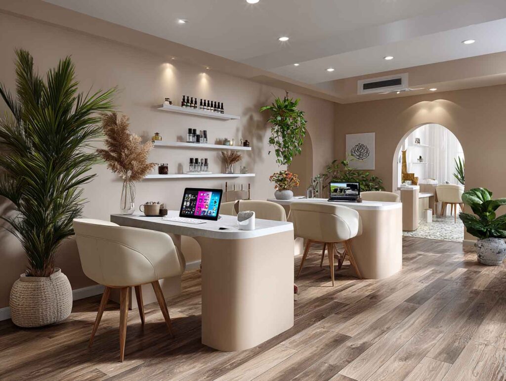 a tranquil modern facial studio with natural ligh 7829a7da 3751 4e0b 8fa0 09ac66b437dd 1