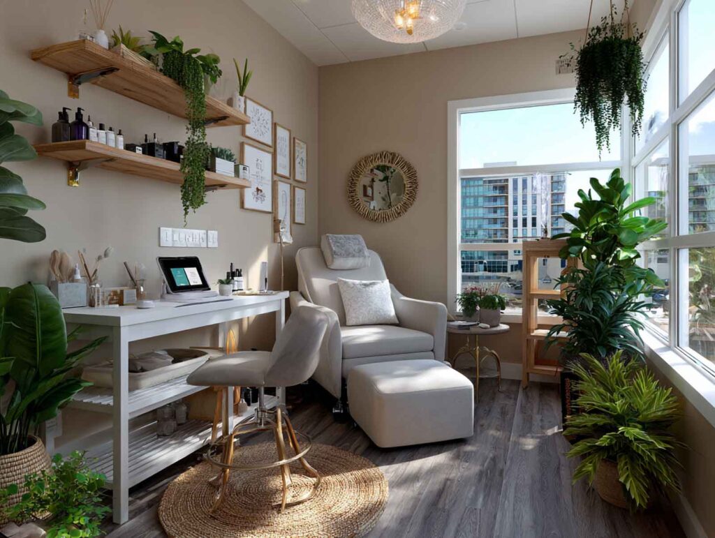 a tranquil modern facial studio with natural ligh 7829a7da 3751 4e0b 8fa0 09ac66b437dd 2