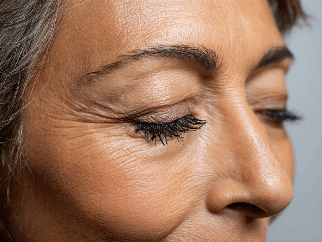 close up of eyelashes of a woman over 50 natural aeb23541 21b0 4c65 b556 beae5ca359ca 0