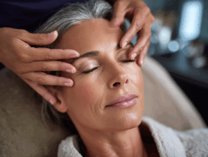 mature woman in a luxury spa setting esthetician 6e832153 e90c 4ab3 8c0f 37302a91983a 2