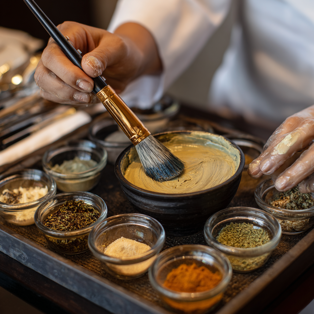 a close up of a spa professional applying a 1ef13633 7d62 4c69 abf9 fd0aabfe5d9b 0