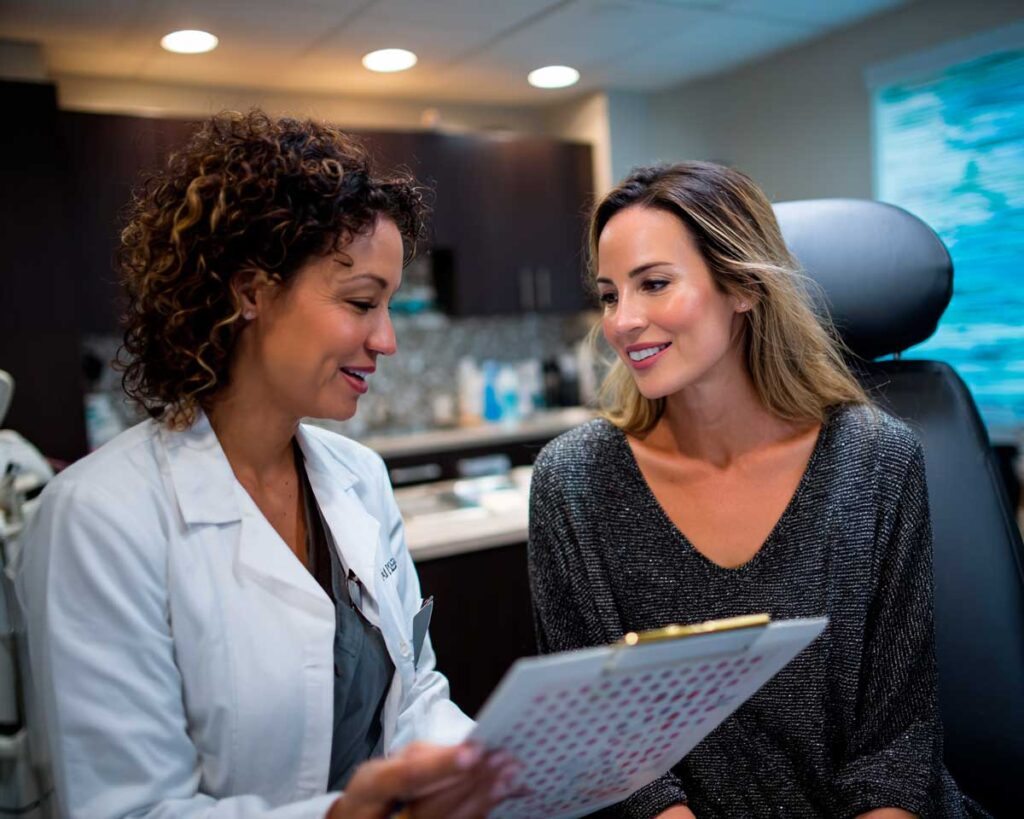 dermatology office scene with a professional re 5fab220b 32aa 4ccf 8586 977c6daa3e61 2